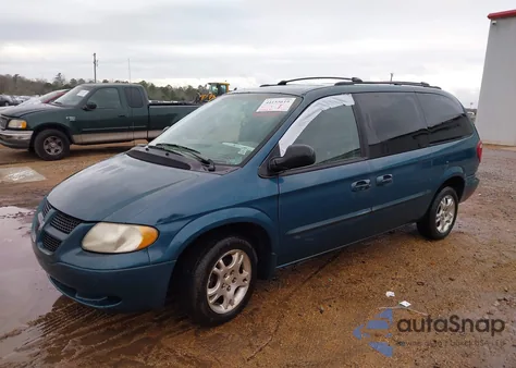 2002 Dodge Grand Caravan Sport z USA, uszkodzony, nr VIN 1B4GP443X2B574907